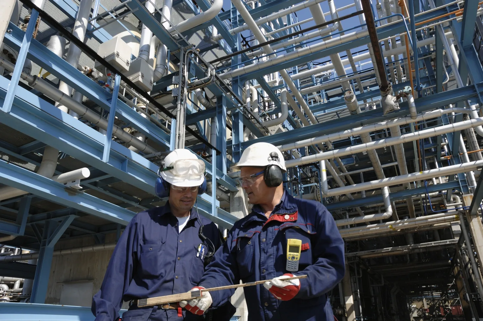 Technische Spezialisten im industriellen Anlagenbau